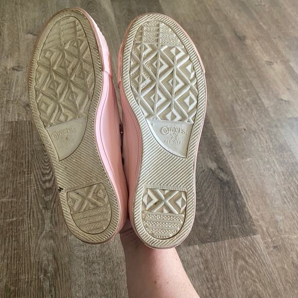 Converse Chuck Taylor Sneakers Pink Leather Rose Gold Women’s 8 / Men’s 6 - Picture 9 of 9